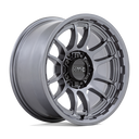KMC Km727 Wrath - 20X9 0mm - Matte Anthracite off-road wheel with aggressive multi-spoke design and heavy-duty finish