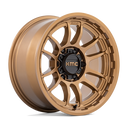 KMC Km727 Wrath - 20X9 0mm - Matte Bronze wheel with multi-spoke design for off-road 4x4 vehicles