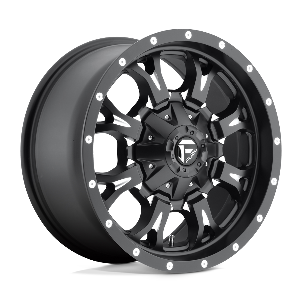 Fuel 1PC D517 Krank - 17X9 -12mm - Matte Black Milled