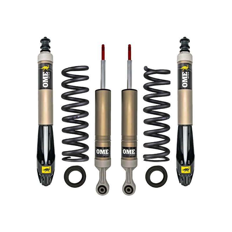 OME MT64 2 inch Lift Kit for LandCruiser 200 Series (07-21 Diesel Models) – Standard (Up to 50 lbs) / None - I'll use my own