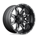 Fuel 1PC D567 Lethal - 18X9 01mm wheel in matte black milled finish with aggressive multi-spoke design