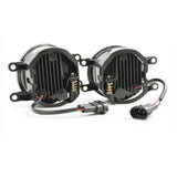 Morimoto XB LED Type T Fog Lights for Toyota 4Runner (2010-2023) with high-performance LED projectors and wiring connectors
