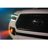 Morimoto XB LED Type T Fog Lights for Toyota 4Runner (2010-2023) with amber LED fog lamps and projector housing