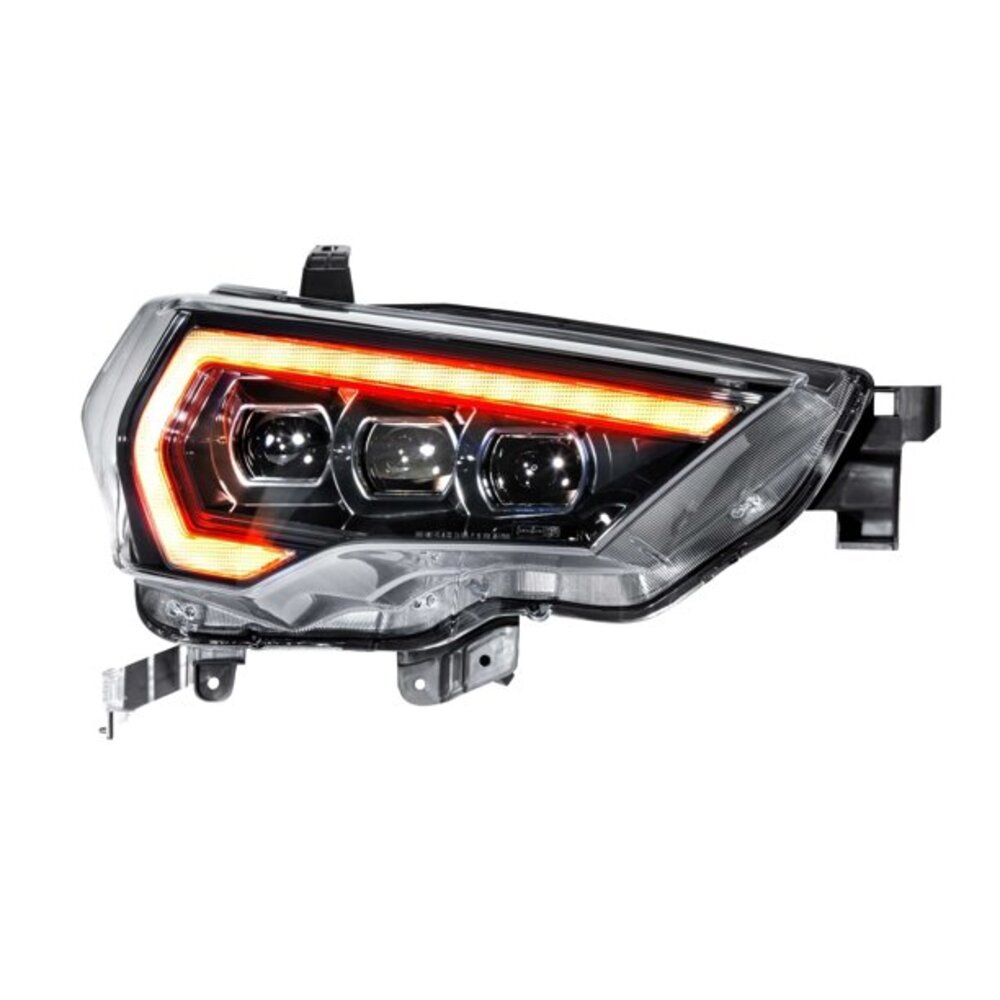 The new Toyota RAV4 boasts advanced LED headlights, providing optimal illumination on the road. Upgrade your vehicle's lighting with aftermarket options such as the renowned Morimoto XB Led Headlights for Toyota 4Runner (2014-2023) by Morimoto, for enhanced visibility.