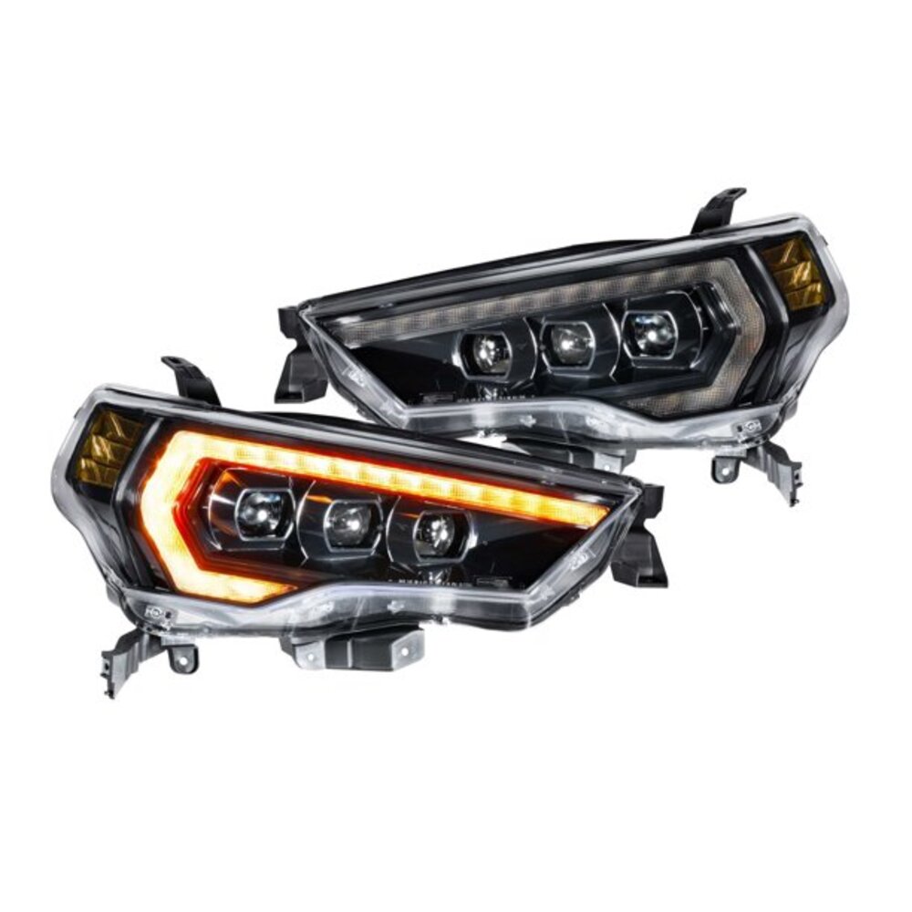 Upgrade your Toyota Tacoma with Morimoto XB Led Headlights for Toyota 4Runner (2014-2023) by Morimoto. These headlights, equipped with Morimoto XB technology, are the perfect aftermarket solution for your 4Runner. Experience enhanced visibility and style on the road.