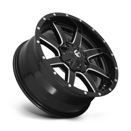 Fuel 1PC D610 Maverick - 17X9 -12mm - Gloss Black Milled