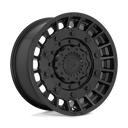 Fuel 1PC D723 Militia - 17X9 -12mm - Matte Black wheel with aggressive multi-spoke design for off-road performance