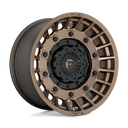 Fuel 1PC D725 Militia - 20X9 01mm matte bronze and black wheel with rugged multi-spoke design for off-road performance