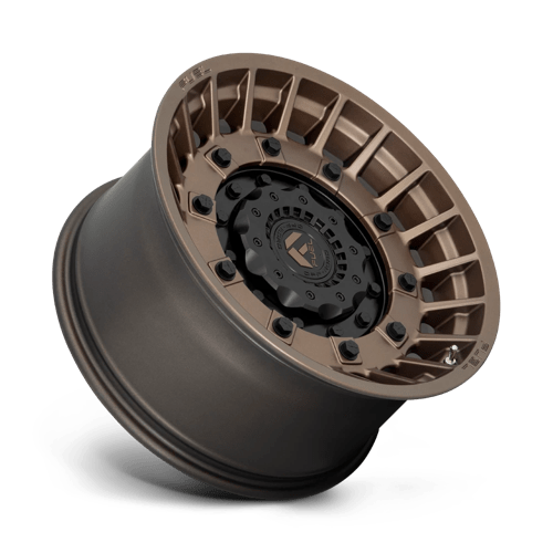 Fuel 1PC D725 Militia - 17X9 -12mm - Matte Bronze & Black