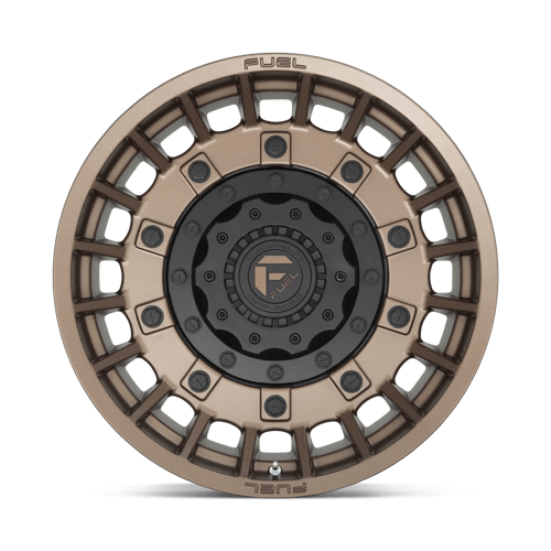 Fuel 1PC D725 Militia - 17X9 -12mm - Matte Bronze & Black