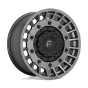 Fuel 1PC D726 Militia - 17X9 -12mm wheel in matte anthracite and black with multi-spoke off-road design