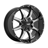 Moto Metal Mo970 - 20X9 12mm - Gloss Black Machined Face