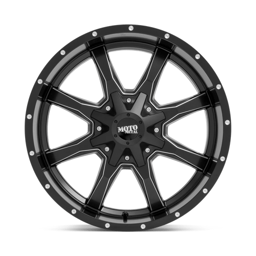 Moto Metal Mo970 - 20X9 12mm - Semi Gloss Black Milled