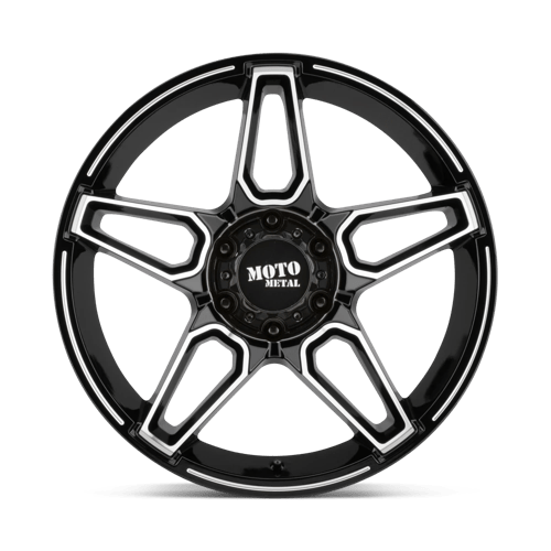 Moto Metal Mo994 Fang - 20X9 00mm - Gloss Black Machined