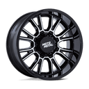 Moto Metal Mo810 Legacy - 20X9 01mm - Gloss Black Machined wheel for 2016-2023 Tacoma with multi-spoke design