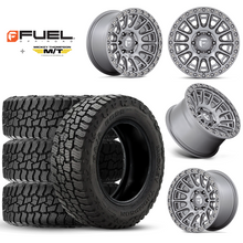 Load image into Gallery viewer, 17x9&quot; +01 MM OffSet Fuel Wheels &amp; Tires Package for Tacoma 2nd &amp; 3rd Gen