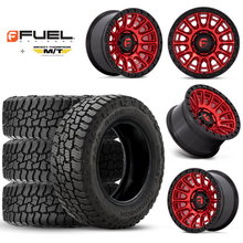 Load image into Gallery viewer, 17x9&quot; +01 MM OffSet Fuel Wheels &amp; Tires Package for Tacoma 2nd &amp; 3rd Gen