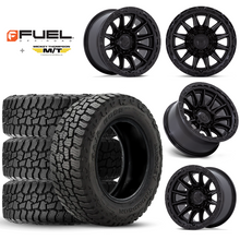 Load image into Gallery viewer, 17x9&quot; +01 MM OffSet Fuel Wheels &amp; Tires Package for Tacoma 2nd &amp; 3rd Gen