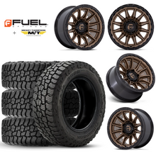Load image into Gallery viewer, 17x9&quot; +01 MM OffSet Fuel Wheels &amp; Tires Package for Tacoma 2nd &amp; 3rd Gen