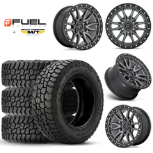 Load image into Gallery viewer, 17x9&quot; +01 MM OffSet Fuel Wheels &amp; Tires Package for Tacoma 2nd &amp; 3rd Gen