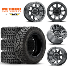 Load image into Gallery viewer, 17x9&quot; -12 OffSet Method Wheels &amp; Tires Package for Tacoma 2nd &amp; 3rd Gen - Fitment Guarantee