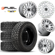 Load image into Gallery viewer, 17x9&quot; +01 MM OffSet Fuel Wheels &amp; Tires Package for Tacoma 2nd &amp; 3rd Gen