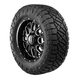 Nitto Ridge Grappler - LT295/70-17 high-performance all-terrain tire mounted on XD Series black alloy wheel for off-road trucks