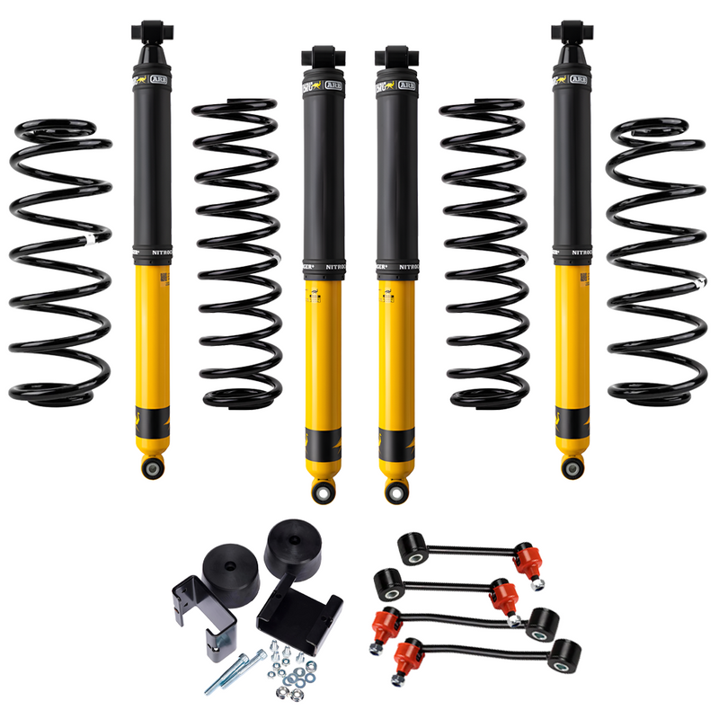 OME Nitro+ 2-3.5 inch Lift Kit for Jeep Wrangler JL 4 Door (18-25) – 3.5 inches / Standard (Up to 50 lbs) / Standard (Up to 200 lbs)