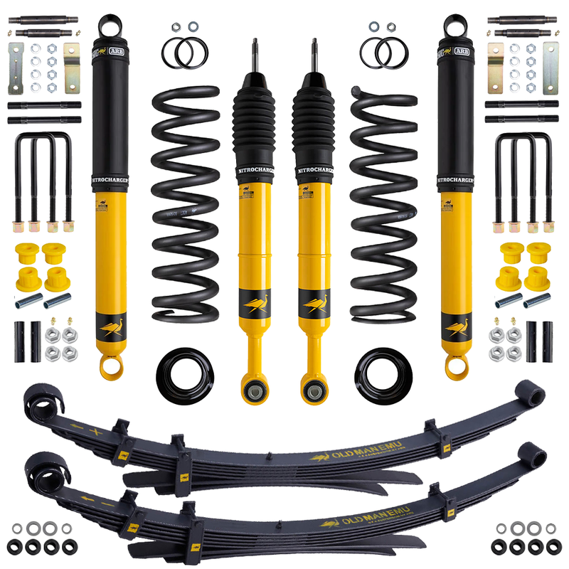 OME Nitro+ 2.5 - 3 inch Lift Kit for Hilux (05-15) Vigo – Standard Load