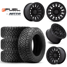 Load image into Gallery viewer, 17x9&quot; +01 MM OffSet Fuel Wheels &amp; Tires Package for Tacoma 2nd &amp; 3rd Gen