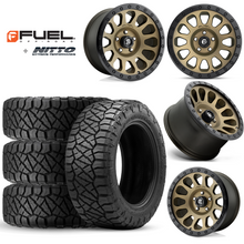 Load image into Gallery viewer, 17x9&quot; +01 MM OffSet Fuel Wheels &amp; Tires Package for Tacoma 2nd &amp; 3rd Gen