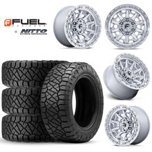 Load image into Gallery viewer, 17x9&quot; +01 MM OffSet Fuel Wheels &amp; Tires Package for Tacoma 2nd &amp; 3rd Gen