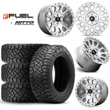 Load image into Gallery viewer, 17x9&quot; +01 MM OffSet Fuel Wheels &amp; Tires Package for Tacoma 2nd &amp; 3rd Gen