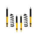 Old Man Emu Nitro+ 2 inch Leveling Kit for LandCruiser 105 Series (98-07) with yellow high-performance shocks and black coil springs