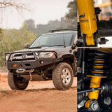 OME 2.5" Lift Kit + 17" Fuel Wheels & Tires Package for 4Runner (03-09) with Old Man Emu heavy-duty shocks and coil springs
