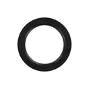 A black rubber ring on a white background, emphasizing the Old Man Emu Coil Spring Packer Front OME79PF10 for Toyota Land Cruiser 79 Series.