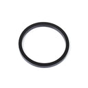 A black rubber ring on a white background featuring the Assembly - OME Front Trim Packer Fitting Kit OME95PF5-ASS for Toyota Land Cruiser 200 Series, Land Cruiser 120 Series, Land Cruiser 150 Series logo by Old Man Emu.