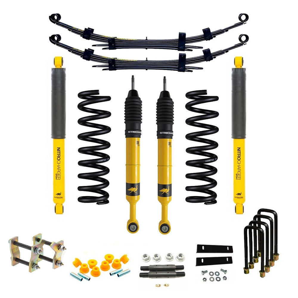 OME Nitro+ 2 inch Lift Kit for D-Max (21-ON Diesel Models)