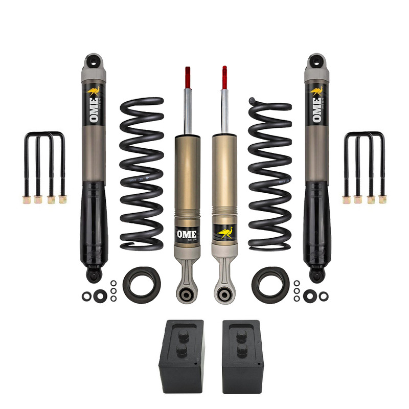 OME MT64 2 inch Lift Kit for F-150 (21-24) – Stock (0 lbs) - Rear Block