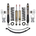 Old Man Emu OME MT64 2 inch Lift Kit for F-150 (21-24) with heavy-duty shocks, coil springs, and leaf springs suspension components