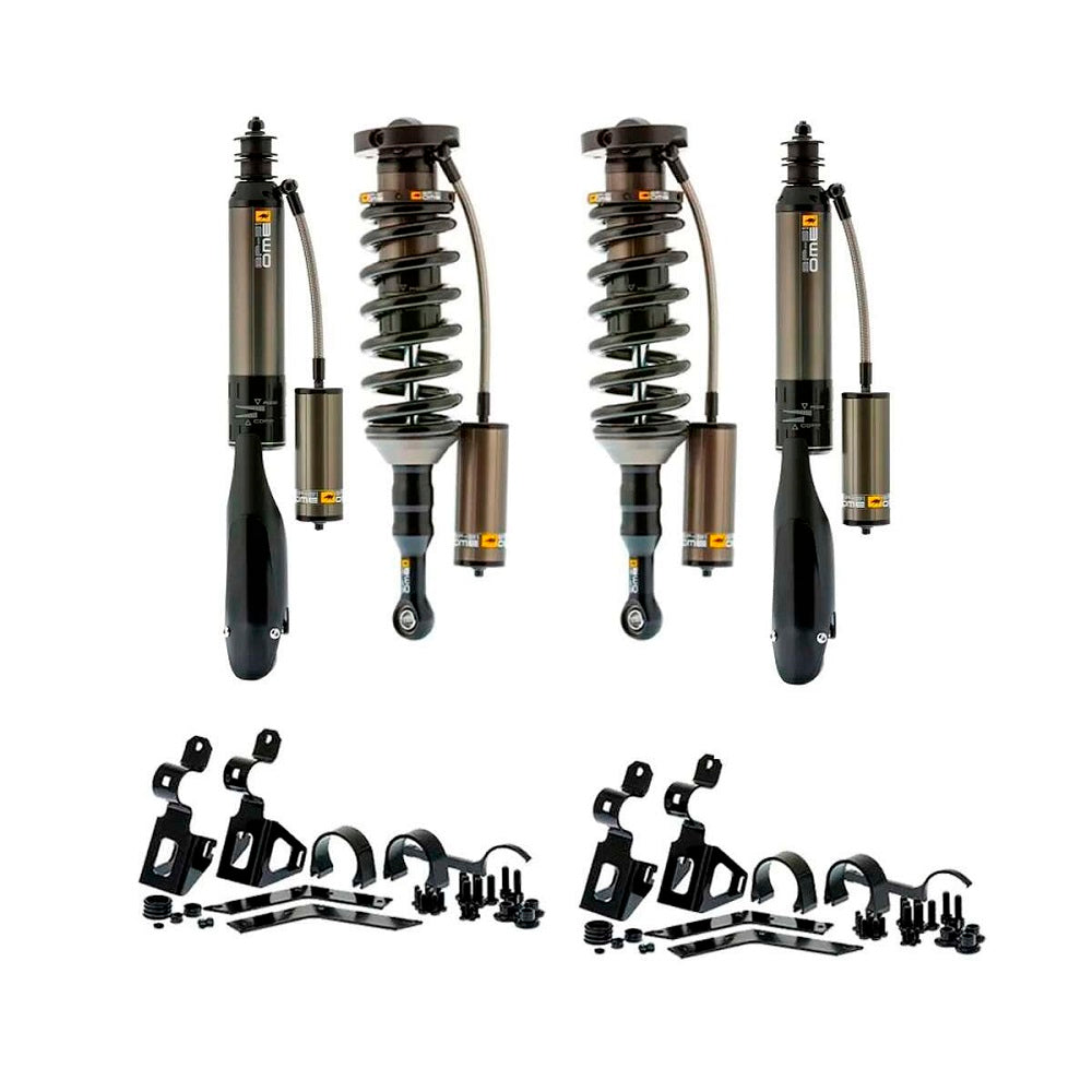 An Old Man Emu BP-51 2.5 - 3 inch Lift Kit for FJ Cruiser (10-ON) suspension with shock absorbers for the Toyota Tacoma.