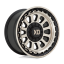 XD Xd856 Omega - 17X9 00mm wheel in Satin Black with Bronze Tint finish, aggressive off-road design by XD.