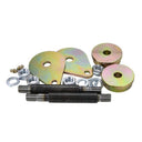 A set of bolts, nuts, washers, and Old Man Emu OME Greasable Fixed End Kit OMEGP7 shackles.