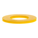A yellow plastic ring on a white background featuring a Nissan Patrol Y61 with ARB Old Man Emu Coil Spring Trim Packer 10mm OMEGQPF10 suspension and 4X4 shock absorbers.