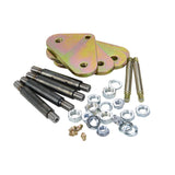 Old Man Emu Greasable Shackle Kit OMEGS11 heavy-duty suspension shackles, pins, grease fittings, nuts, and washers for off-road 4x4 vehicles