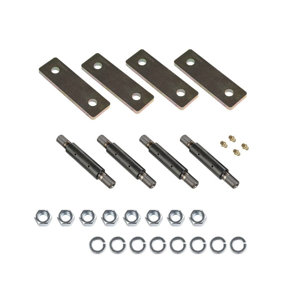 A set of OME Greasable Shackle Kit OMEGS24 for Nissan NP300 Old Man Emu, designed to ensure reliable fastening with superior ride quality.