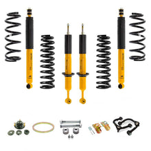 Load image into Gallery viewer, A suspension kit with increased ground clearance and the OME 2.5 inch Lift Kit for Lexus GX460 (10-23) - Front Shocks Assembly by Old Man Emu suspension system.