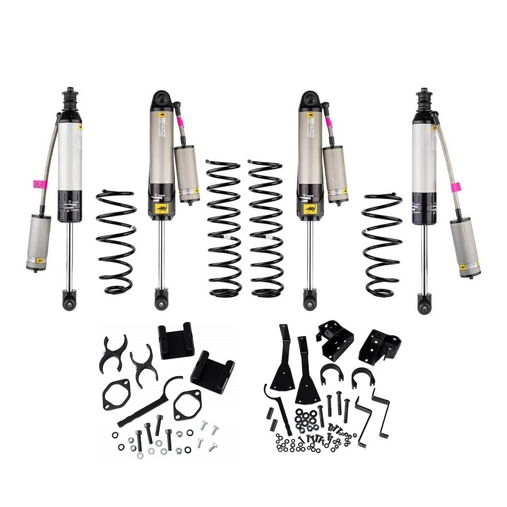 Old Man Emu OME BP-51 2 inch Lift Kit for Jeep Wrangler JK 4 Door (07-18) Gas Models with shocks springs hardware