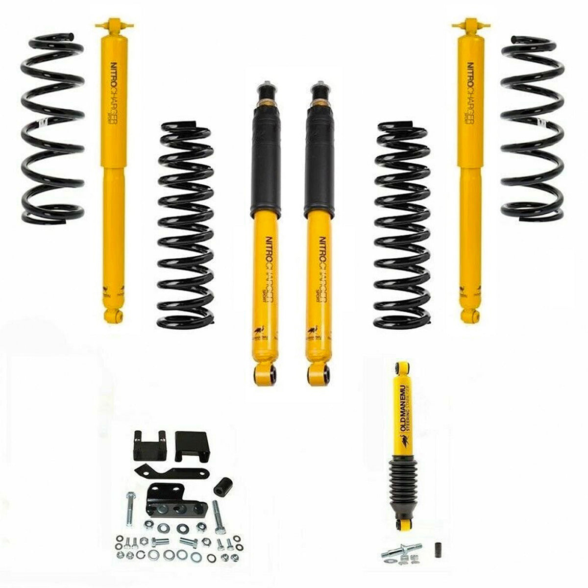 OME Nitro+ 2 inch Lift Kit for Wrangler JK 2 Door (07-18)