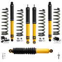 old man emu OME Nitro+ 3 inch Lift Kit for Wrangler JK 4 Door (07-18) with heavy-duty shocks, coil springs, and steering damper